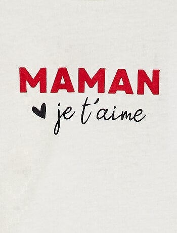 T-shirt com mensagem