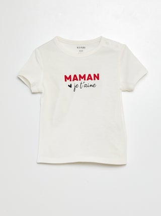 T-shirt com mensagem