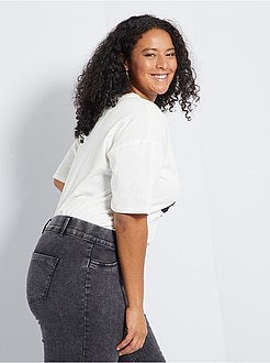 T-shirt com mensagem - Kiabi