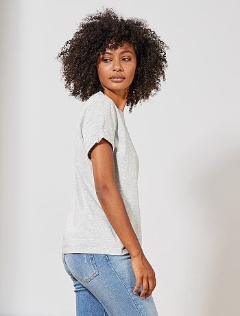 T-shirt com mensagem - Kiabi