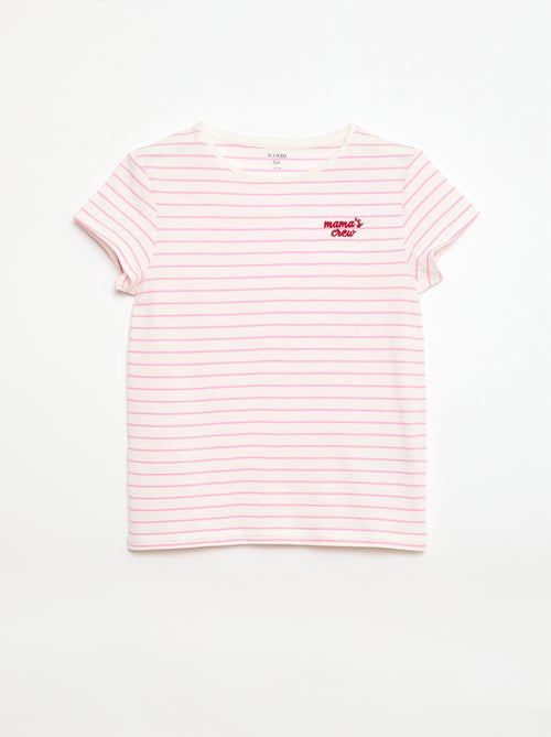 T-shirt com mensagem Dia da Mãe - Kiabi