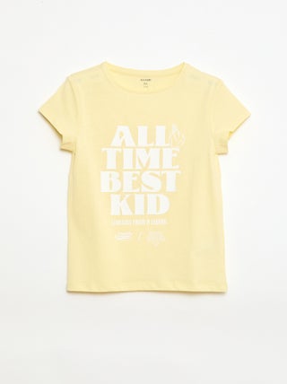 T-shirt com mensagem Dia do Pai