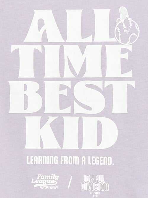 T-shirt com mensagem Dia do Pai - Kiabi