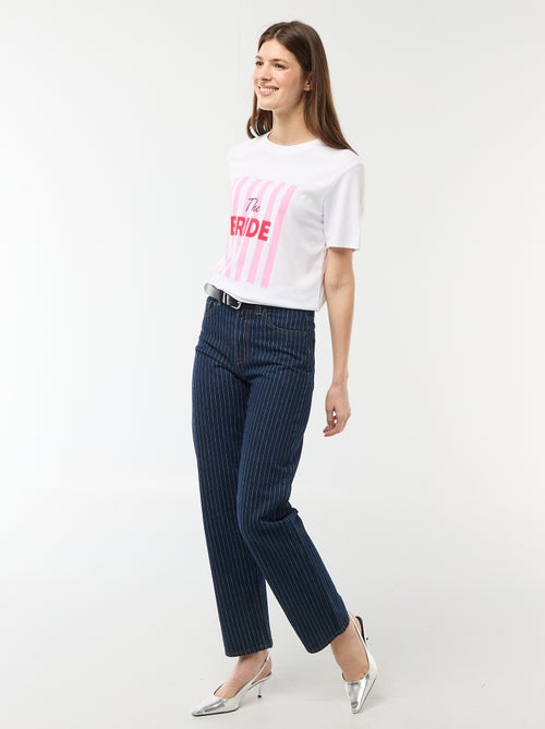 T-shirt com mensagem EVJF - Kiabi
