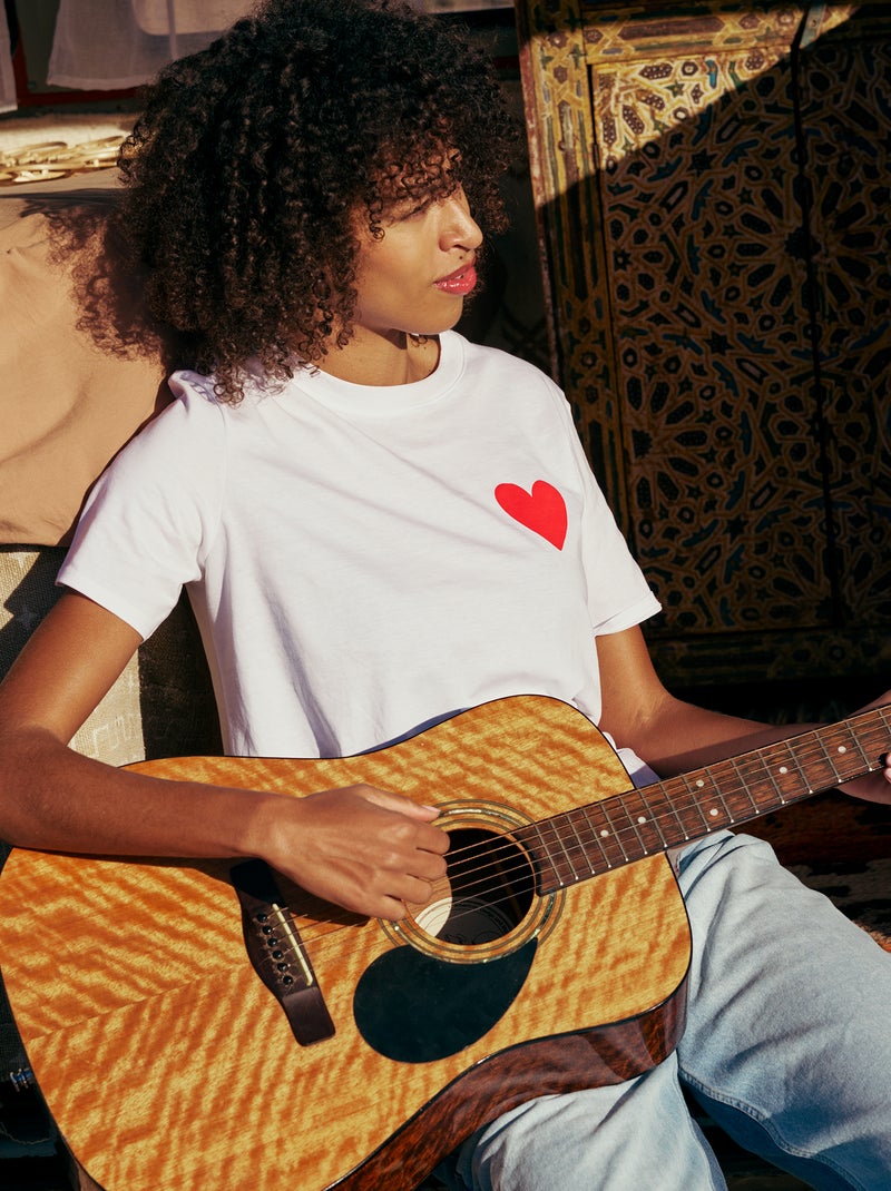 T-shirt com mensagem EVJF BRANCO - Kiabi