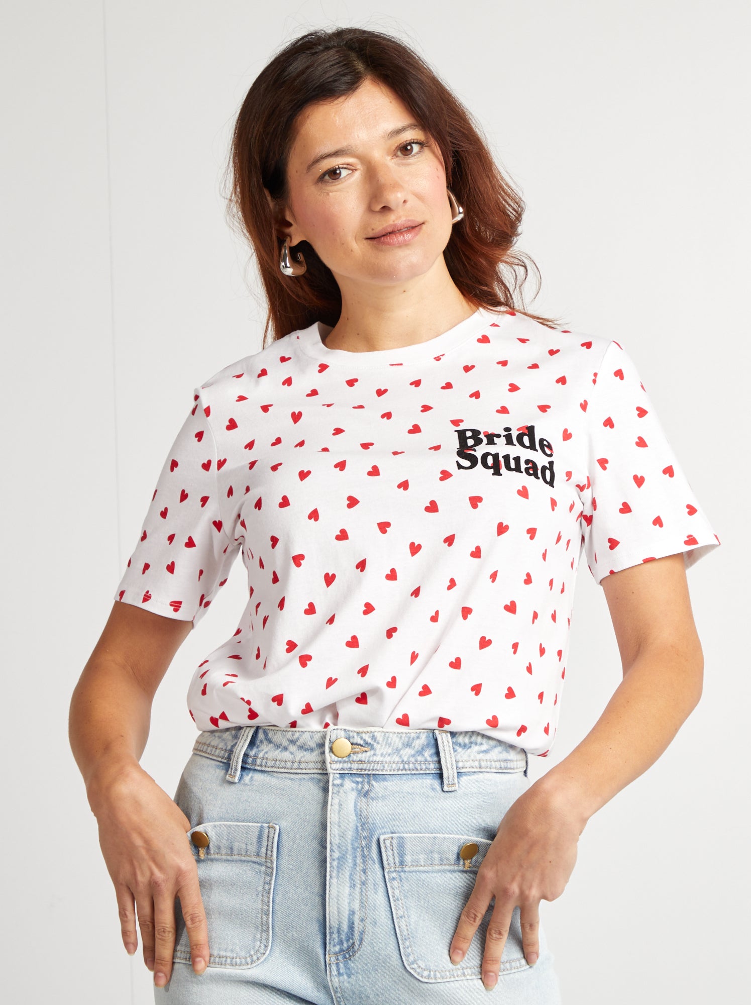 T-shirt com mensagem EVJF