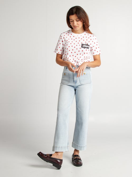 T-shirt com mensagem EVJF - Kiabi