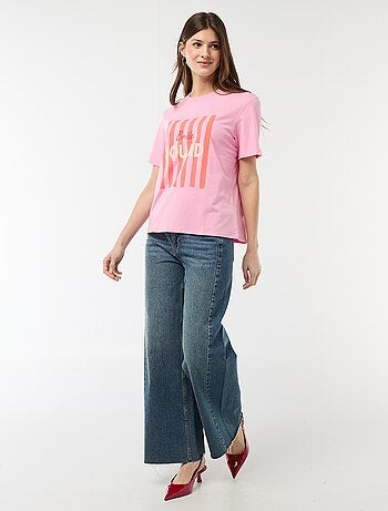 T-shirt com mensagem EVJF