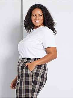 T-shirt com mensagem positiva - Kiabi