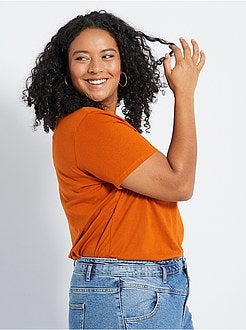 T-shirt com mensagem positiva - Kiabi