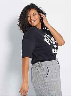 T-shirt com mensagem - Kiabi