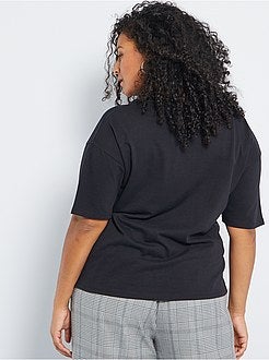 T-shirt com mensagem - Kiabi