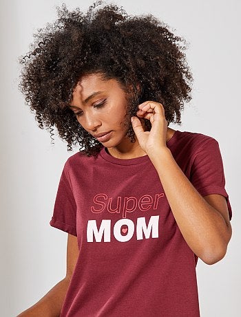 T-shirt com mensagem - Kiabi