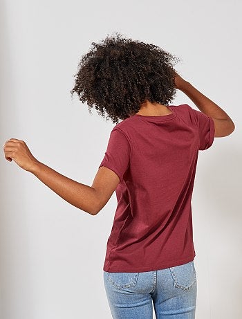 T-shirt com mensagem - Kiabi