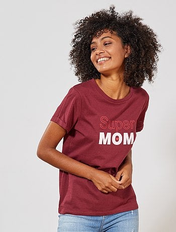 T-shirt com mensagem - Kiabi