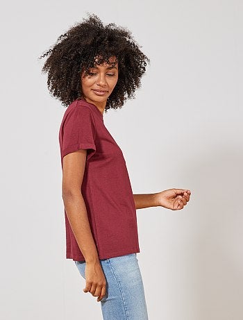 T-shirt com mensagem - Kiabi