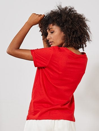 T-shirt com mensagem - Kiabi