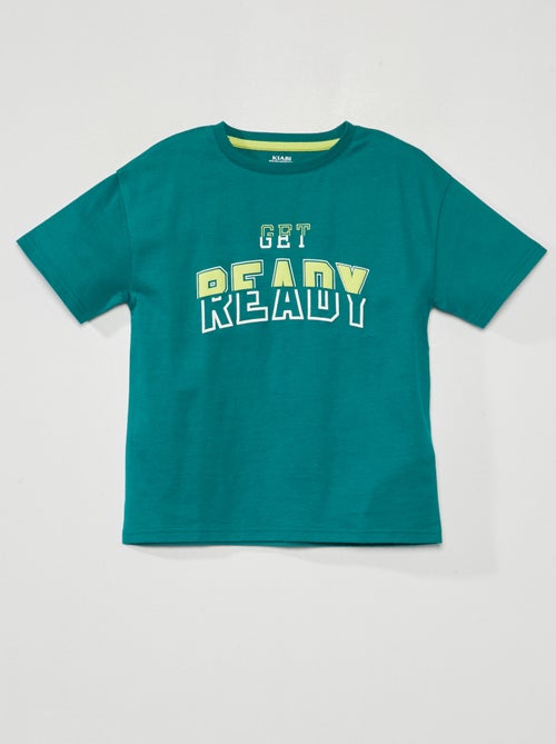 T-shirt com mensagem - Kiabi