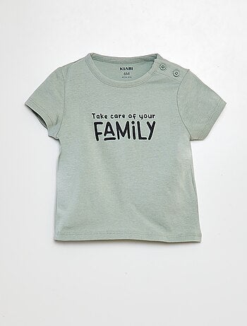 T-shirt com mensagem