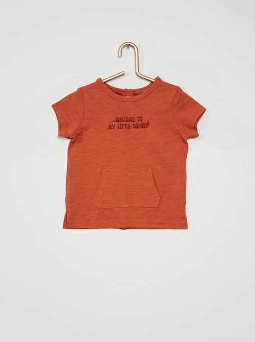 T-shirt com mensagem - Kiabi