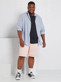 T-shirt com micro motivo de conceção ecológica - Kiabi