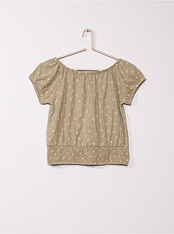 T-shirt com motivo 'corações' - Kiabi