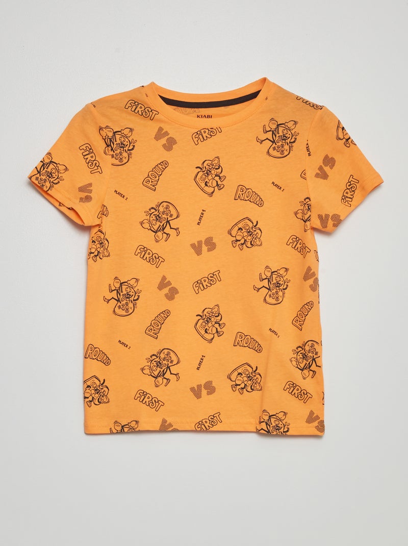 T-shirt com motivo LARANJA - Kiabi