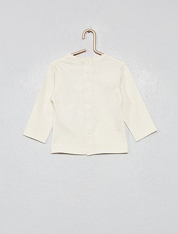 T-shirt com motivo ovelha em relevo - Kiabi