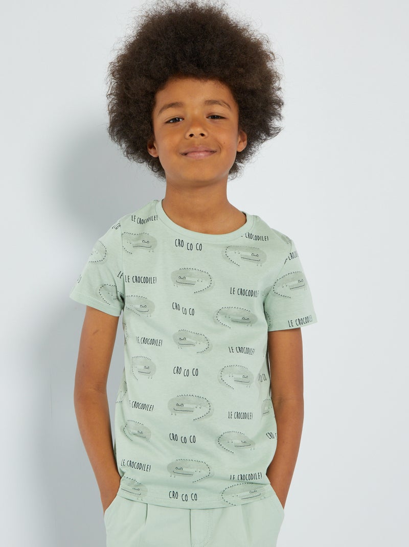 T-shirt com motivo VERDE - Kiabi