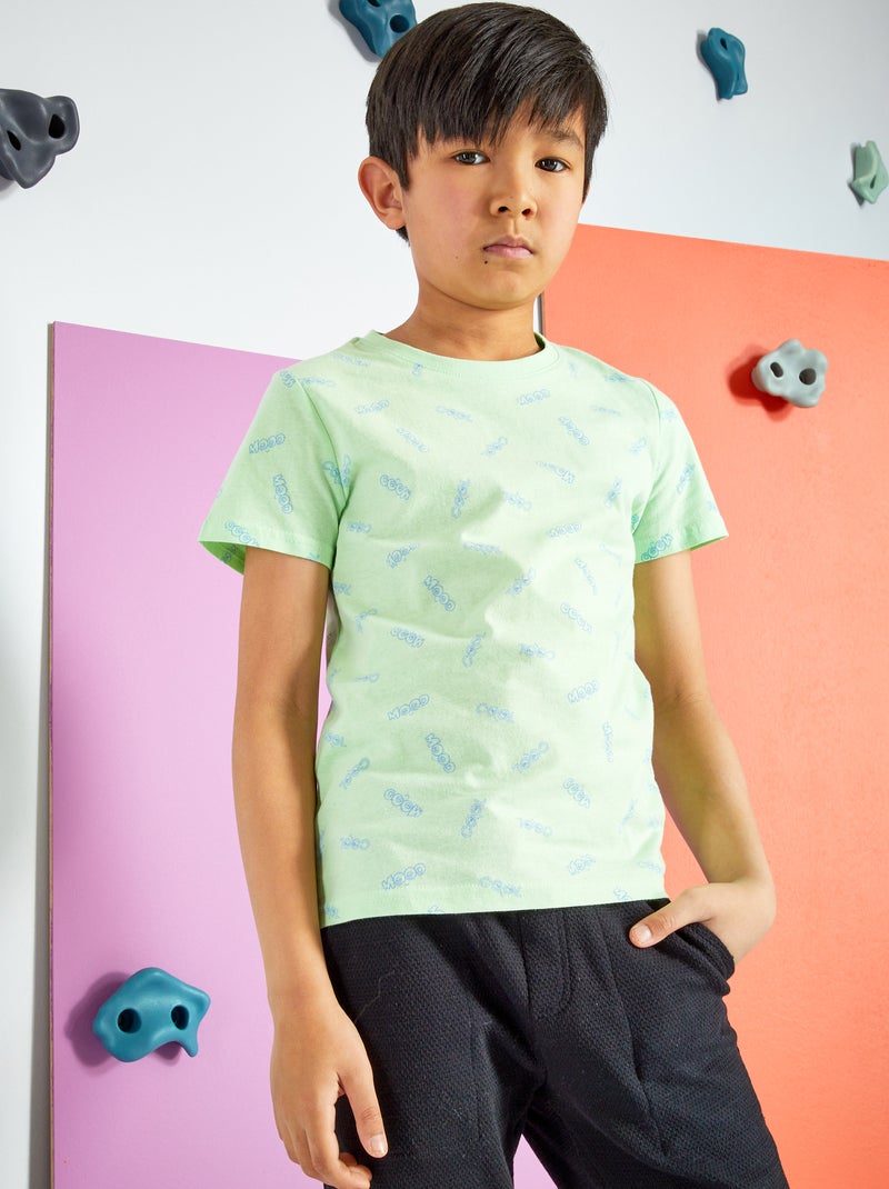 T-shirt com motivo VERDE - Kiabi