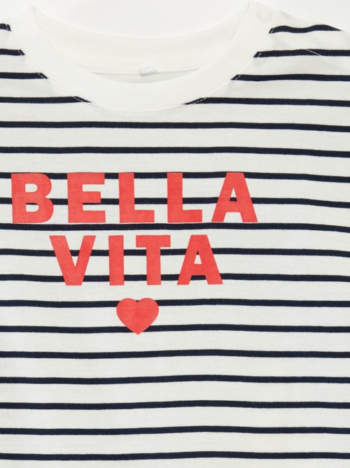 T-shirt com motivos  - So Easy - Kiabi