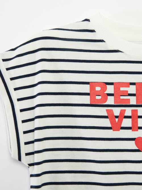 T-shirt com motivos  - So Easy - Kiabi