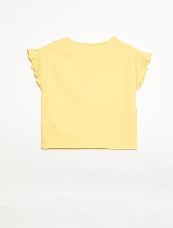 T-shirt com nós de fantasia