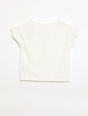 T-shirt com nós de fantasia