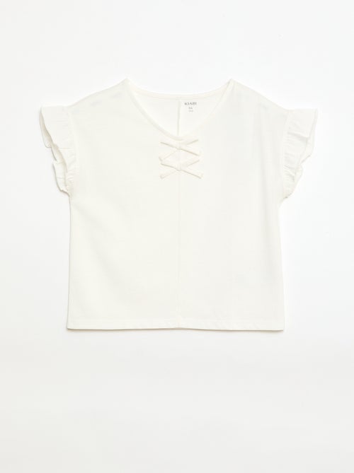 T-shirt com nós de fantasia - Kiabi