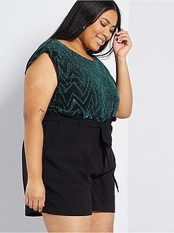 T-shirt com ombreiras - Kiabi