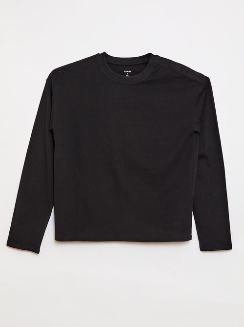 T-shirt com ombro com velcro - Fácil de Vestir - Kiabi T-shirt com ombro com velcro - Fácil de Vestir - Kiabi