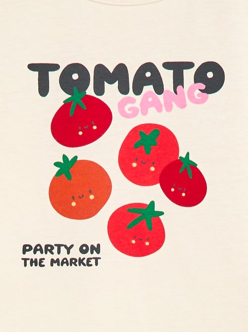 T-shirt com padrão - Kiabi