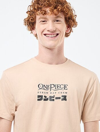 T-shirt comprido estampado 'One Piece'