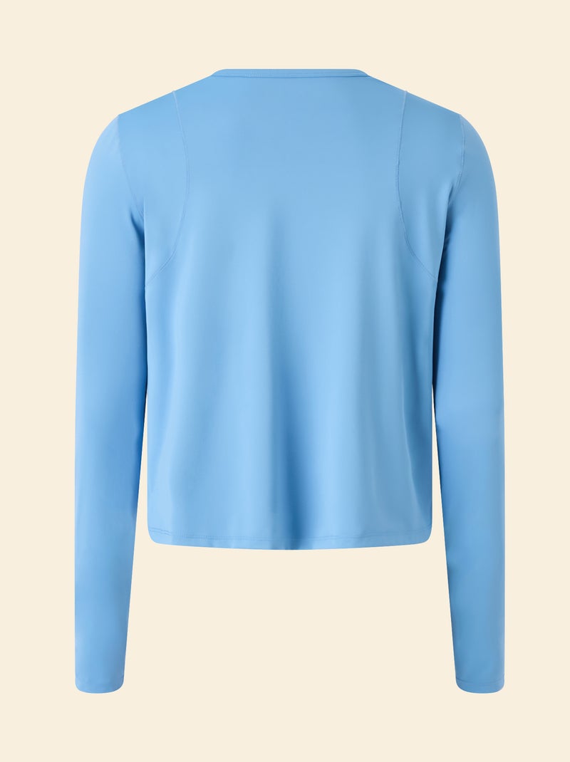 T-shirt comprido fluido - (ekstract) Azul - Kiabi