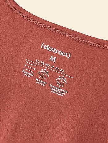 T-shirt comprido fluido - (ekstract)