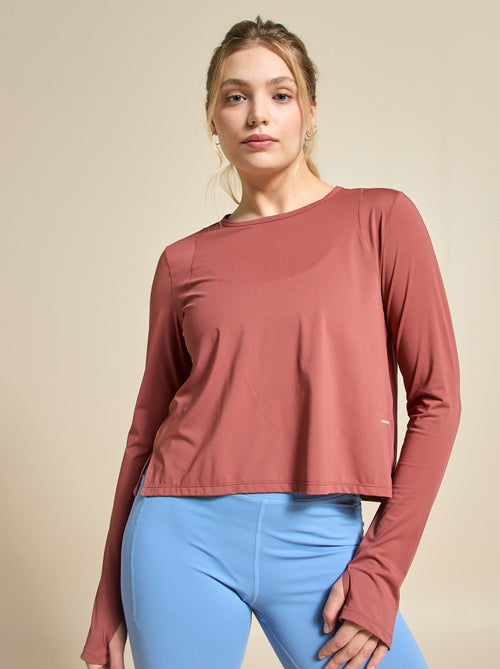 T-shirt comprido fluido - (ekstract) - Kiabi