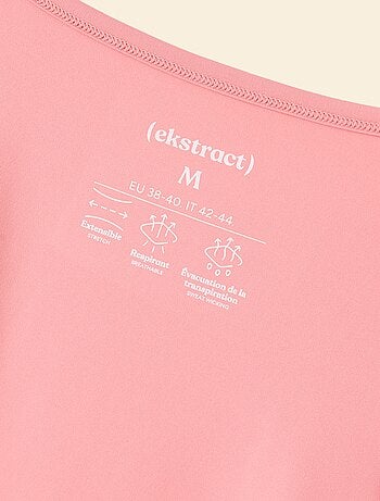 T-shirt comprido fluido - (ekstract)