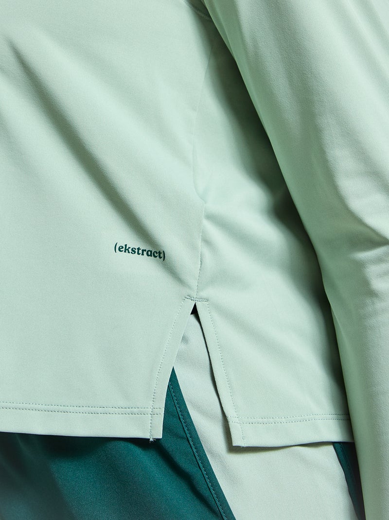 T-shirt comprido fluido - (ekstract) Verde - Kiabi