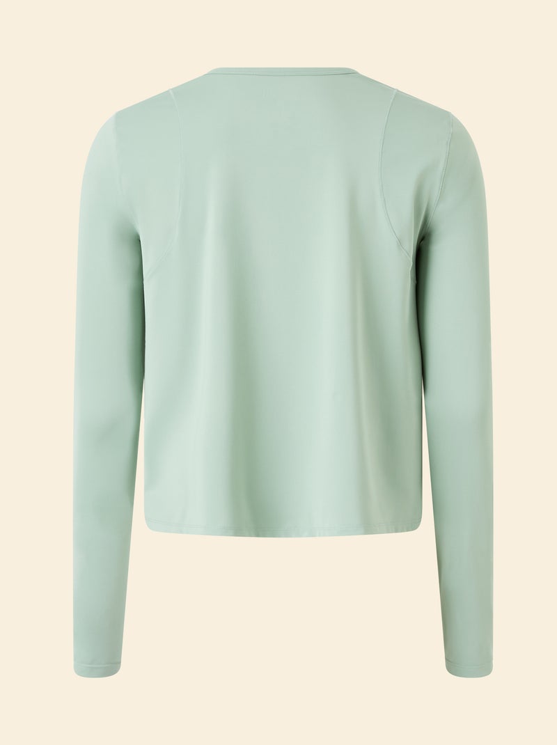 T-shirt comprido fluido - (ekstract) Verde - Kiabi