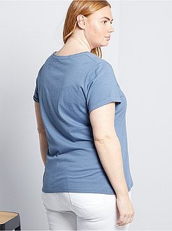 T-shirt 'confinamento' de conceção ecológica - Kiabi