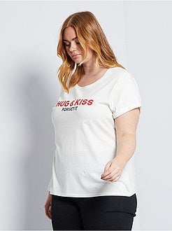 T-shirt 'confinamento' de conceção ecológica - Kiabi