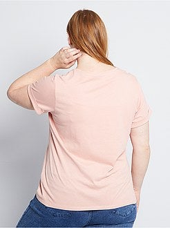 T-shirt 'confinamento' de conceção ecológica - Kiabi