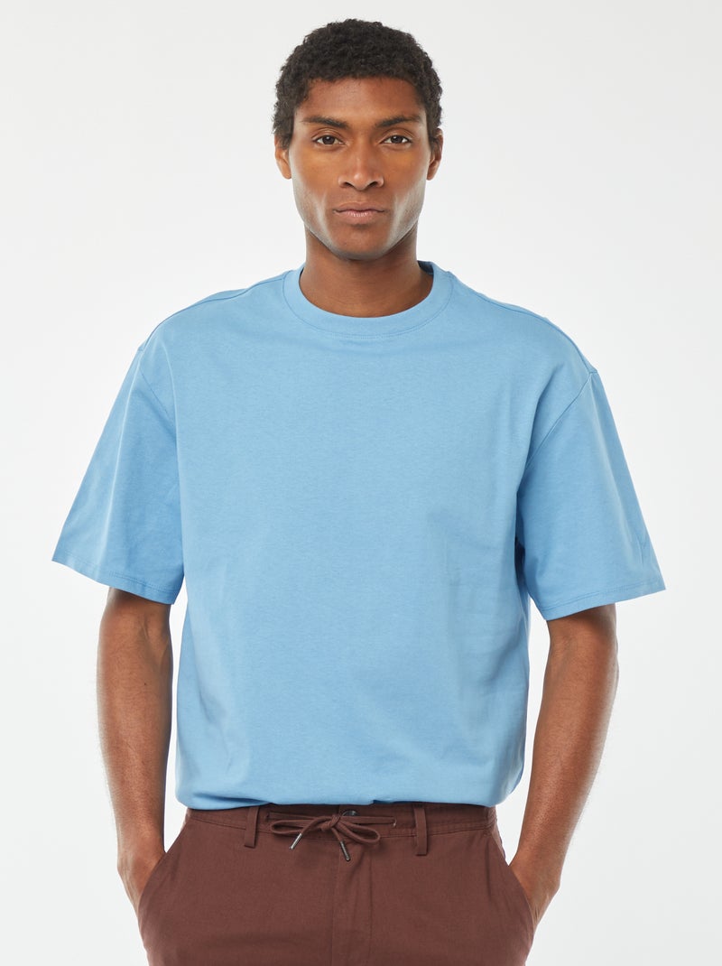 T-shirt confort fit Azul - Kiabi