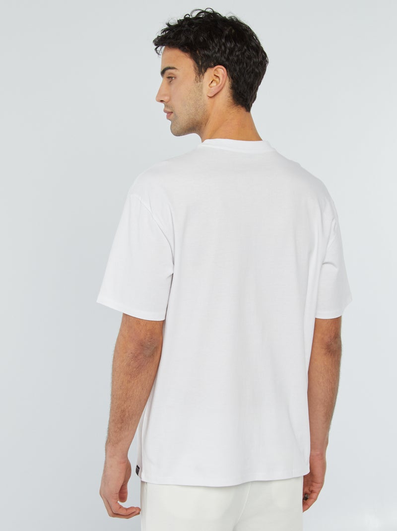 T-shirt confort fit BRANCO - Kiabi